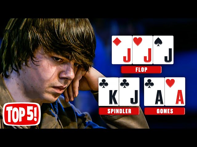 Top 5 Most EPIC Poker Hands You Must Have Seen ♠️ PokerStars class=