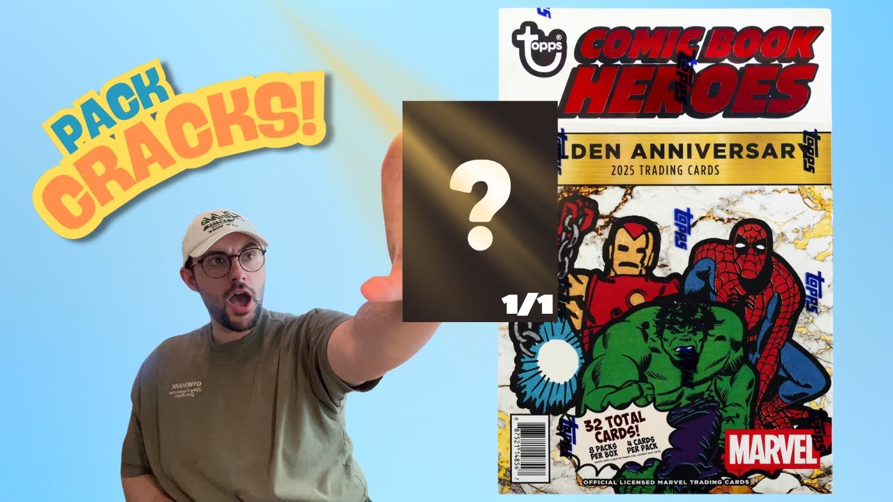 Unboxing 2025 Topps Marvel Comic Book Heroes – Golden Anniversary