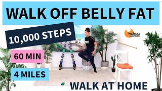 60 min WALKING WORKOUT 10 000 STEPS / 4 MILES Barlates WALK OFF BELLY FAT 10000 Step Walk and Talk!