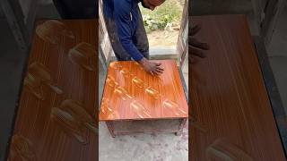 Look at the kind of design this artisan has created by hand on the painted tiles. 😱 #shortvideo