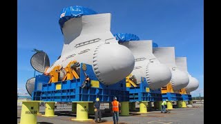 The Massive Engines Powering Move World Largest Ships  Modern Propeller Manufacturing Technology