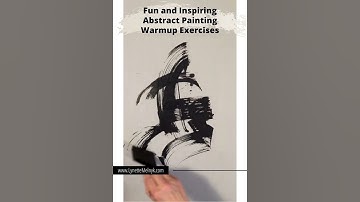 Abstract painting warmup exercise