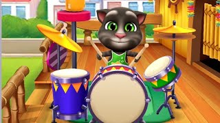 My Talking TOM 2 x Angry Birds | Kucing Tom Bermain Drum screenshot 1