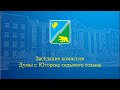 Прямая трансляция заседания комиссии Думы города Югорска седьмого созыва