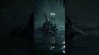 Reptilian Creature Caught On Camera In Swamp