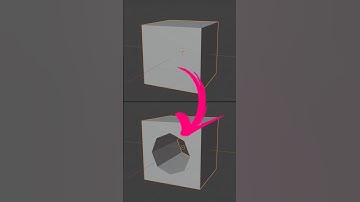 Blender cut object with another object #blender3d #blendertutorial #cgian