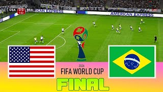 : USA vs BRAZIL - Final FIFA World Cup 2026 | Full Match All Goals | Football Match