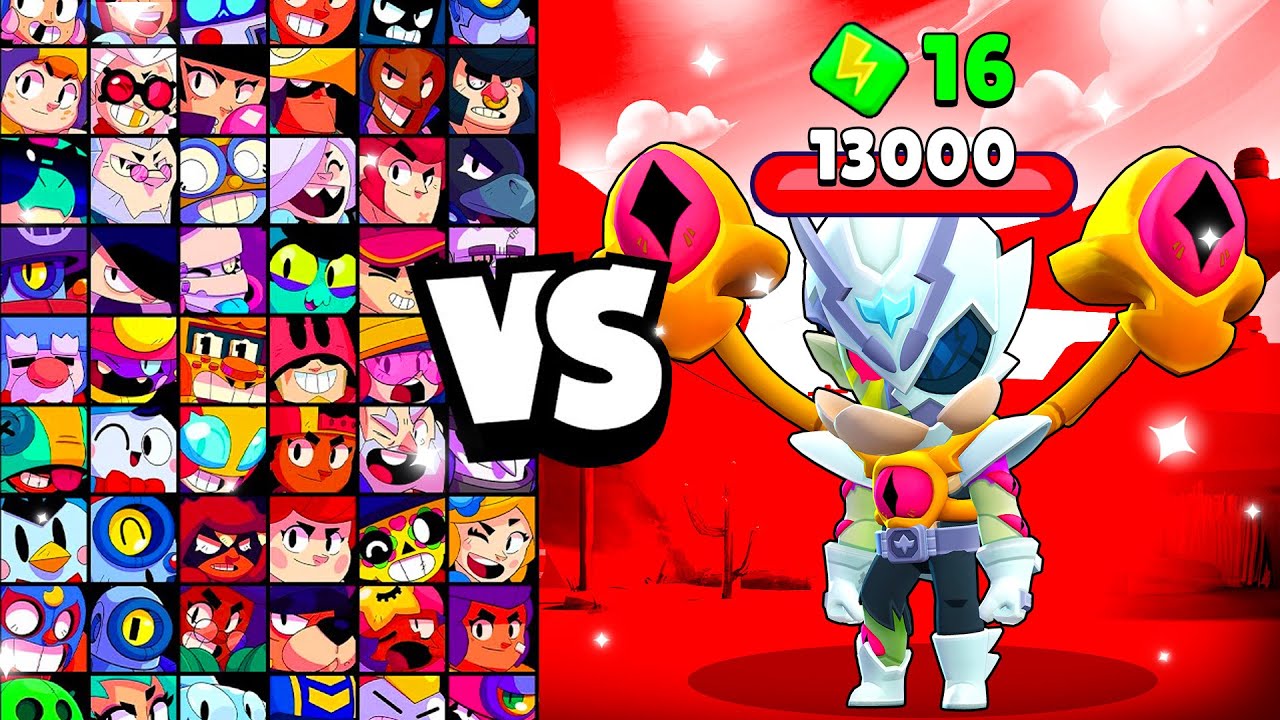 ДРИФТ ЭДГАР против ВСЕХ БРАВЛЕРОВ! С 16 бонусами! | Brawl Stars