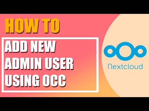 How to add new admin user using occ command