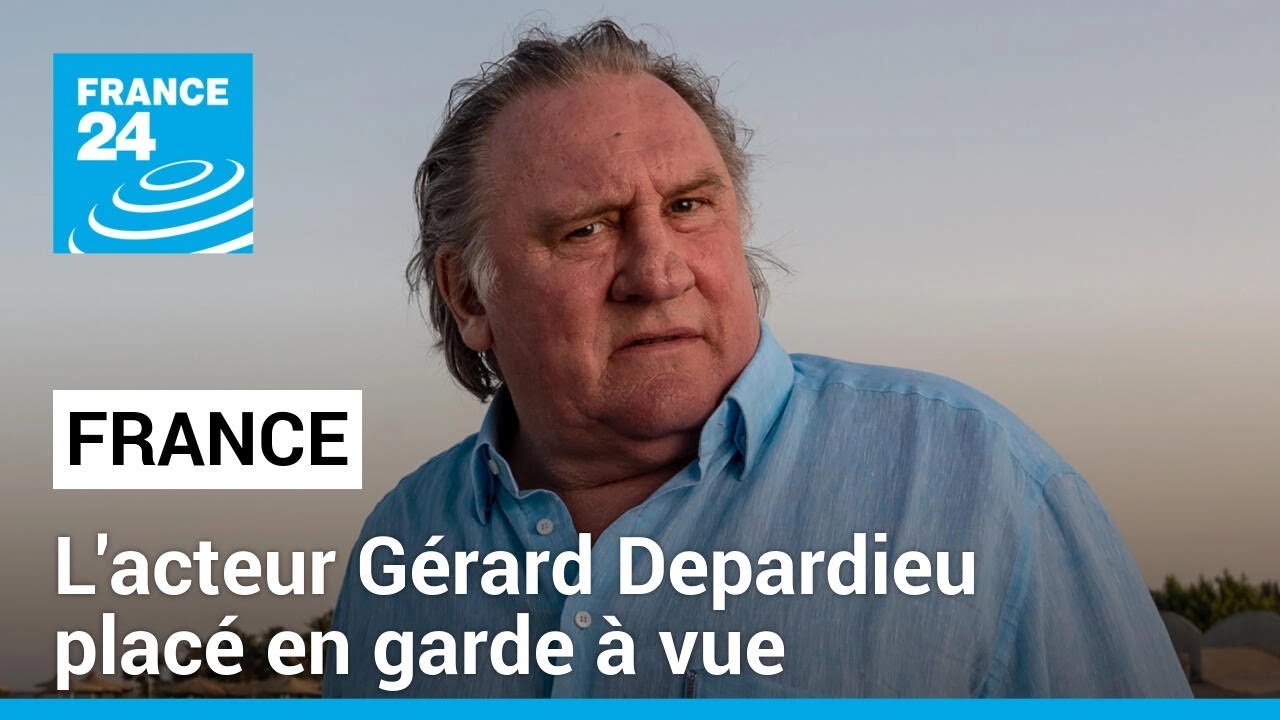 Lacteur Grard Depardieu plac en garde  vue pour agressions sexuelles  FRANCE 24