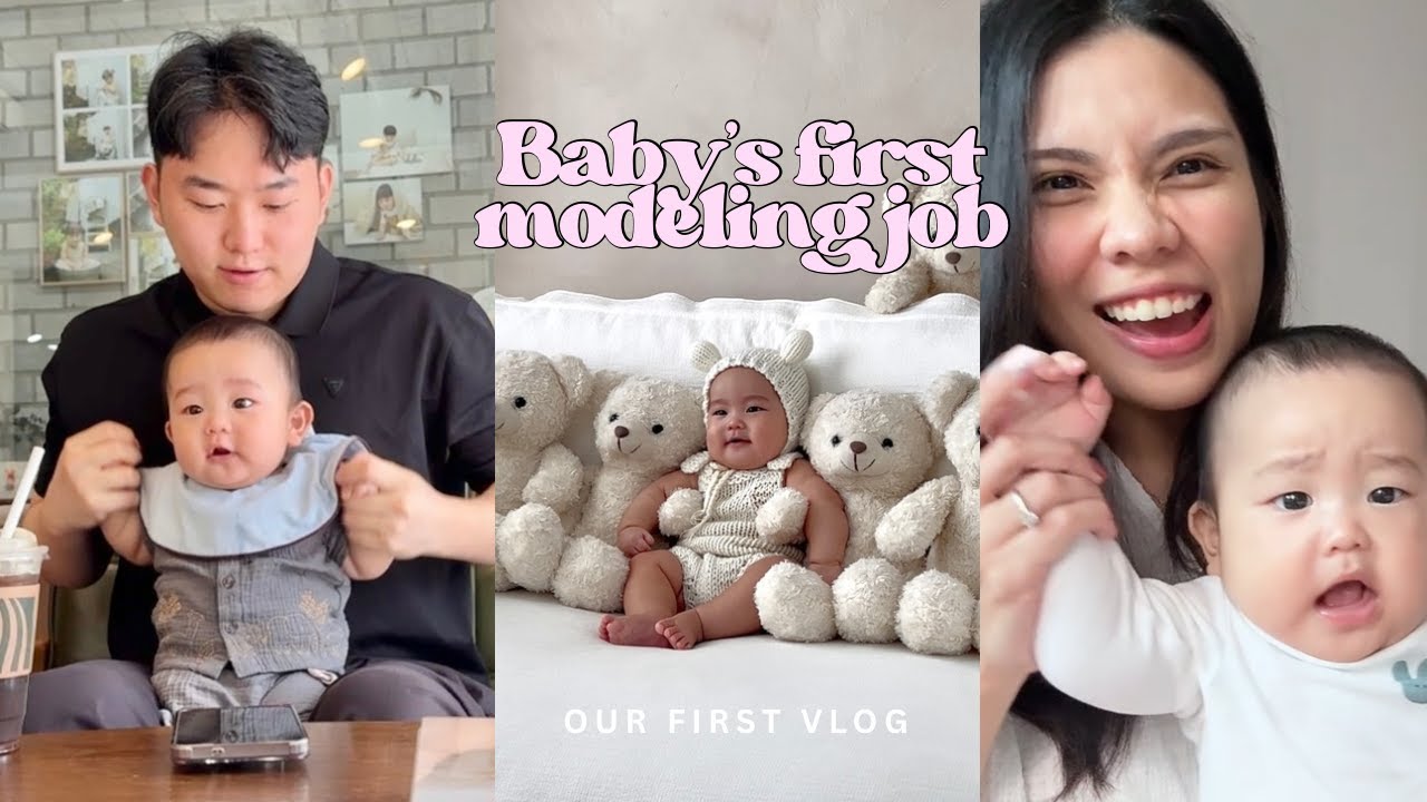 Bayiku jadi model di Korea ♡ Our very first Vlog | Rachell Yahya