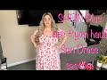 Shein plus size haul sun dress season tryon