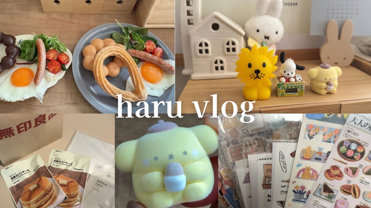 [Влог] Наслаждаюсь повседневными праздниками 🕊️🍩🎀 | Покупки в MUJI 🌿 | Игра в гача