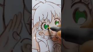 Colouring ✨Anya ✨💖🤍💚#colouring #cute #artshorts #shorts #anya #spyxfamilyedit