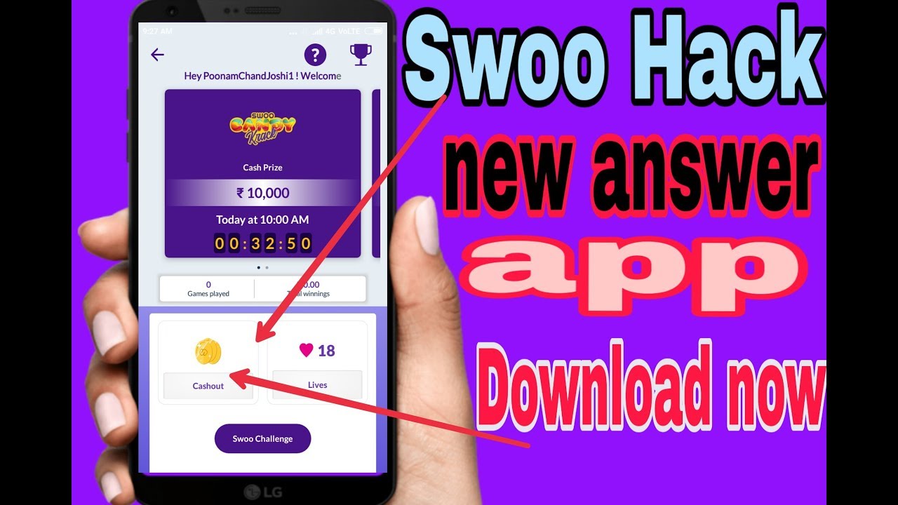 Swoo game hack new answer apk with payment proof