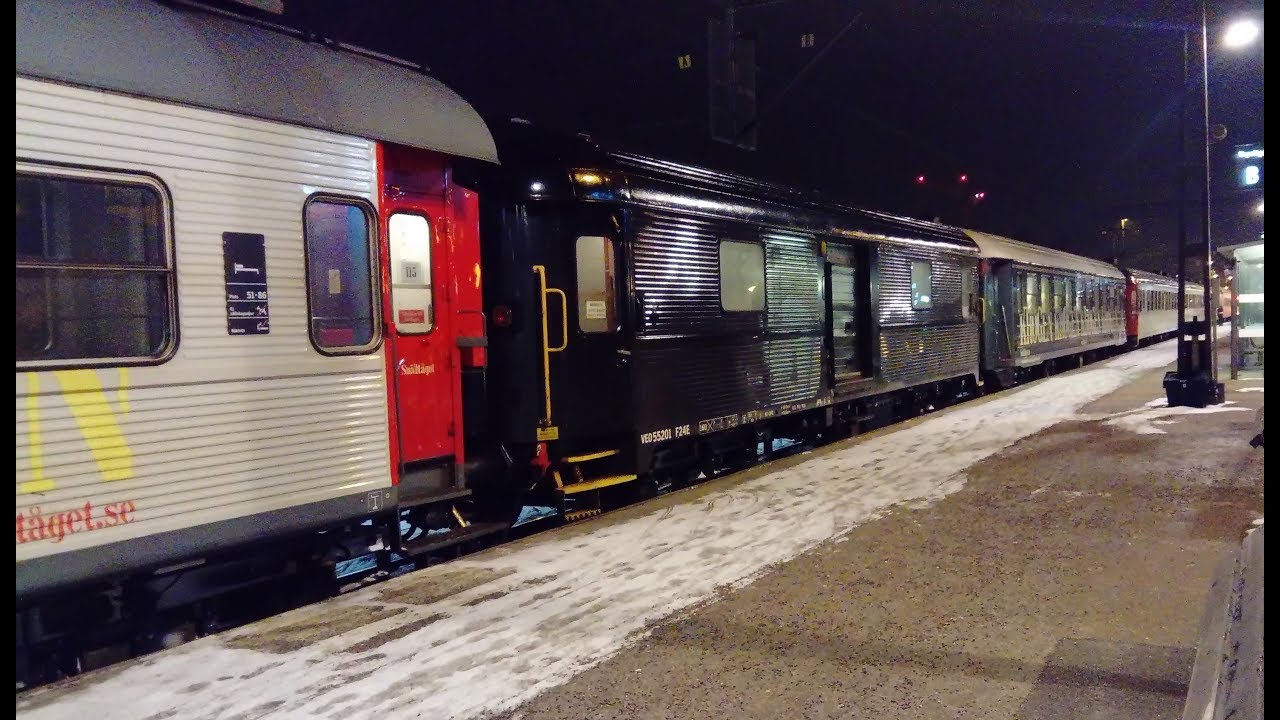 Tåg Linköping C 18-02-17   Nattåg 3900 & 10070