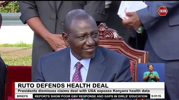 President Ruto: NGOs are sponsoring propaganda to tarnish the health deal with USA