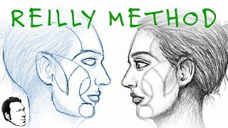 How to Use the REILLY METHOD of Drawing Faces - Digital Art