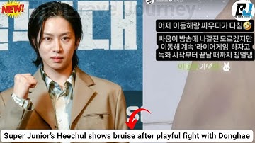 💥 Kim Heechul geblesseerd na speels gevecht met Donghae — fans kunnen niet stoppen met lachen!