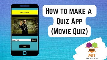How to make Quiz App in MIT App Inventor (Part 1)| Movie Quiz App |lists in MIT App Inventor