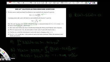 2005 FRQ Form A Question 2
