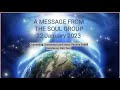 A Message From The Soul Group 22 January 2023