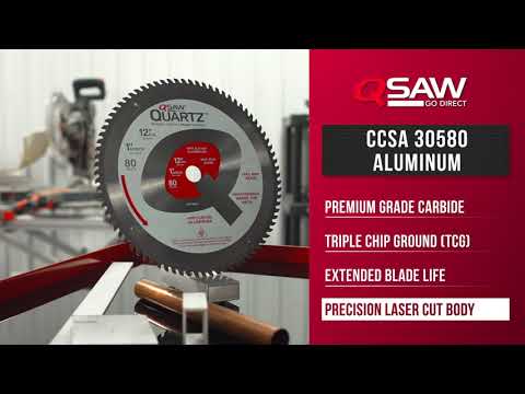 45rpm45r麦サテイのワーク3(加工) Qsaw CCSA30580 Aluminum Circular Saw Blade - YouTube