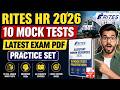 RITES Assistant Human Resources 2026 eBook PDF with 10 Mock Tests and Practice S final
