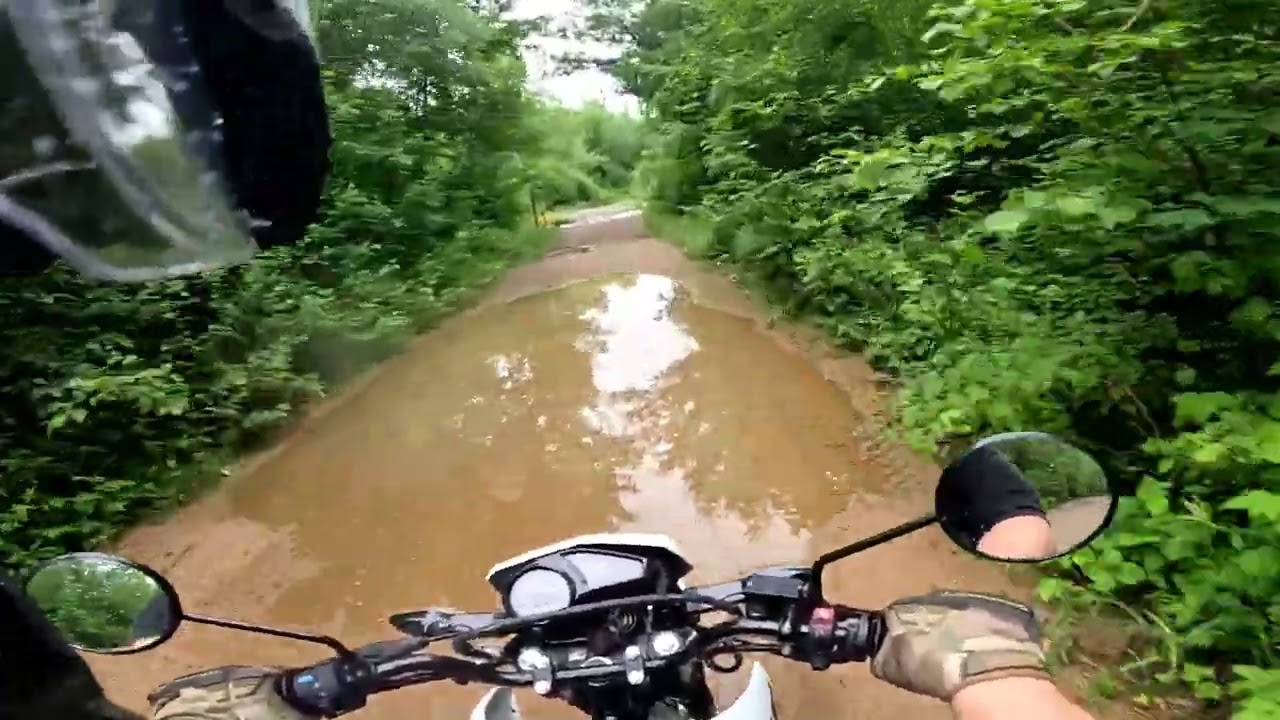 Taking the XR150L for its first trail ride!