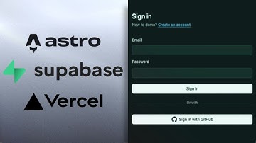 User Login with Astro! (Authentication Using Supabase and Vercel)