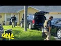 Authorities raid Florida home of Brian Laundrie during manhunt