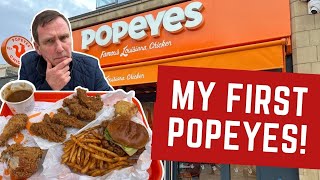 Reviewing POPEYES  My FIRST TIME!