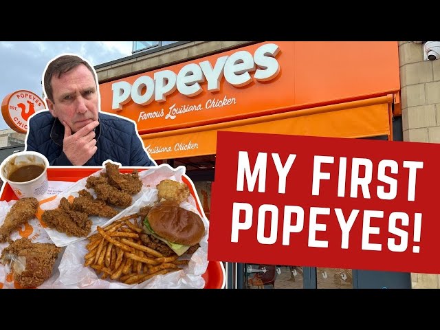 Reviewing POPEYES - My FIRST TIME! class=