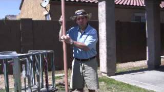 outdoor kitchen (how to add trex board under steel frame construction)