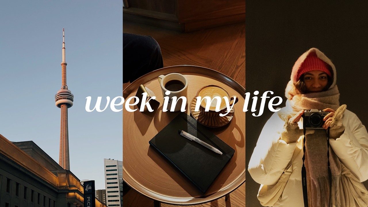 uma semana comigo no canadá 💌 | trabalho, imprevistos e galentine’s