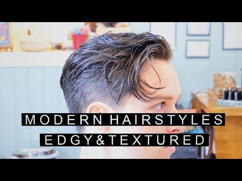 Modern Men S Hairstyles 2017 Long Bangs W Tapered Sides