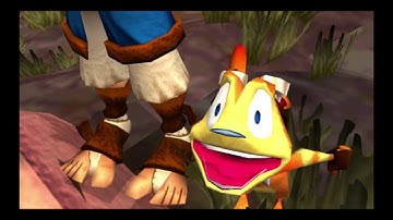 Jak and Daxter: The Precursor Legacy HD (PS4) 101% Walkthrough Part 5 - Fire Canyon and Rock Village