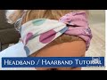 Twist Headband DIY / Headband Tutorial/ How to make Headband/ Haarband nähen