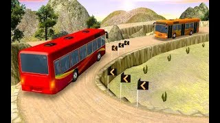 gameplay game mobil bus Offroad Bus Simulator 2019 Coach Bus Driving Games SD screenshot 4