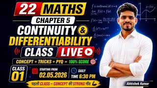 Continuity &amp; Differentiability One Shot 💯 | Class 12 Maths Chapter 5 | All Concepts + Questions