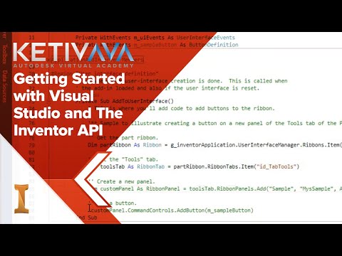 Get Started with Visual Studio and Inventor API | Autodesk Virtual Academy