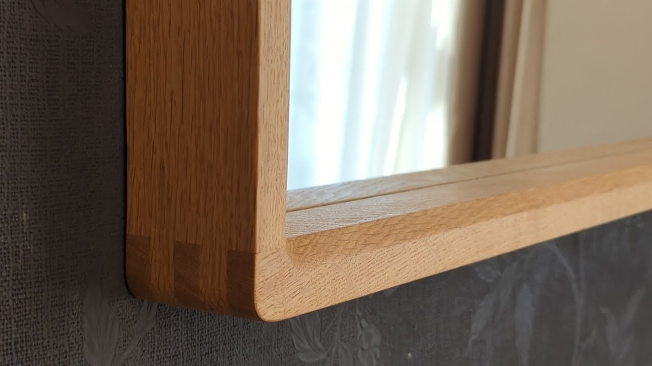 Зеркало из белого дуба. White oak mirror.