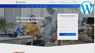 Braintech It Solutions Website Wordpress Themes Templates