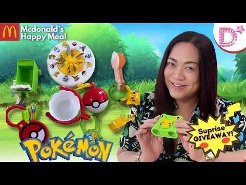 McDonald's revela novos brinquedos Pokemon Happy Meal, mas há um problema