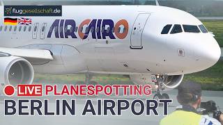 Planespotting LIVE 🐻 Berlin: Sonntag Nachmittag / Abend 9.8. 2026 - An- und Abflüge mit Thomas