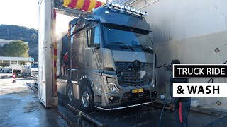 Trucking from Holland to the south of France. Roadtrip with this special AROCS truck & Narrow roads!