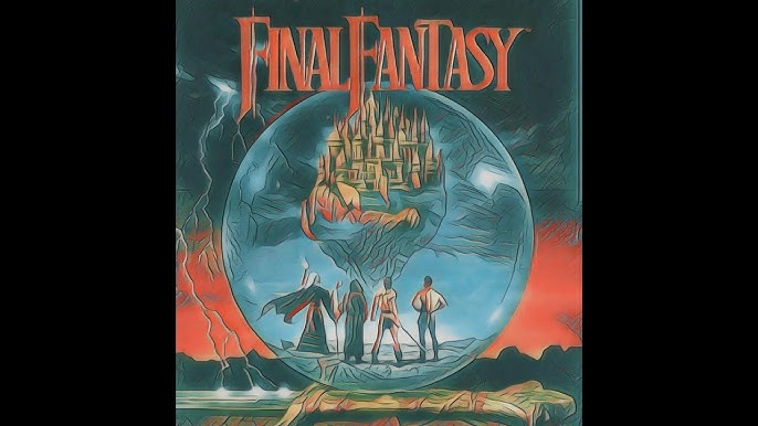 Final Fantasy 1 Nintendo Power HD Poster 