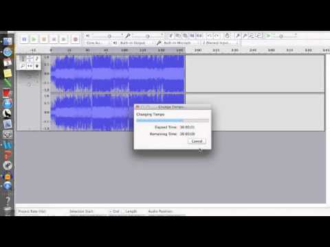 Changing BPM Audacity- Catherine's Project