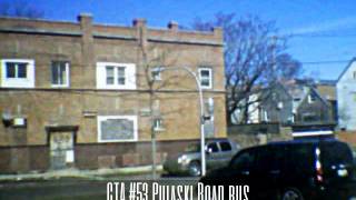 CTA #53 Pulaski Road bus from Pulaski/31st to Pulaski/Peterson terminal (03-17-15)