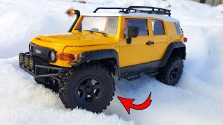 Kommt ein MINI RC CRAWLER 1/18 im SCHNEE zurecht?! (Unboxing und Test)